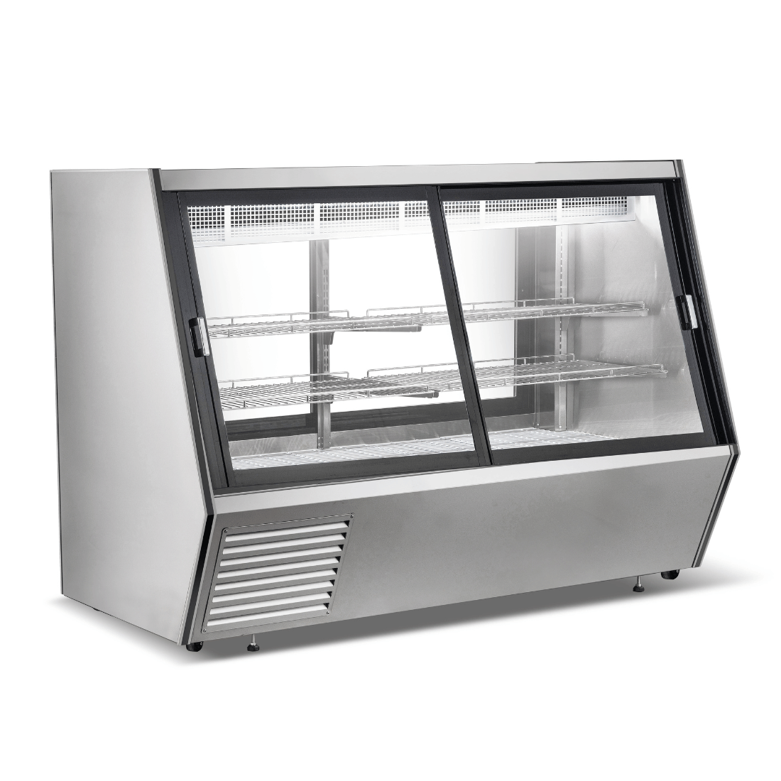 Bonvue Dual-Access Refrigerated Deli, Meat and Seafood Display Case - AMS-21DD
