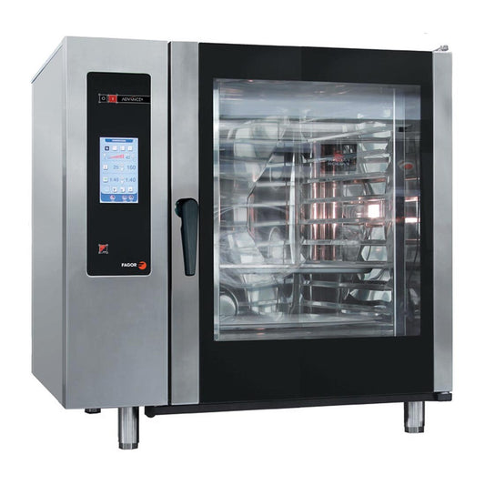 Ex-Showroom: Fagor Advanced Plus Gas 10 Trays Touch Screen Control Combi Oven with Cleaning System APG-101-NSW1720