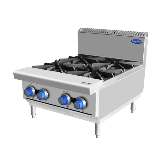 Open 4 Burner Cook Tops Lpg AT80G4B-C-LPG