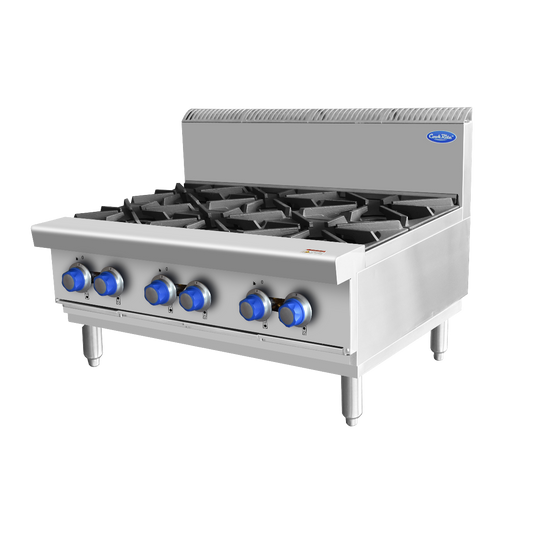 Open 6 Burner Cook Tops Lpg AT80G6B-C-LPG