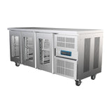 Airex Triple Glass Door Undercounter Refrigerated Storage AXR.UCGN.3G - to suit 1/1GN
