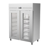 Airex Double Glass Door Upright Refrigerated Storage AXR.URGN.2G - To suit 2/1GN
