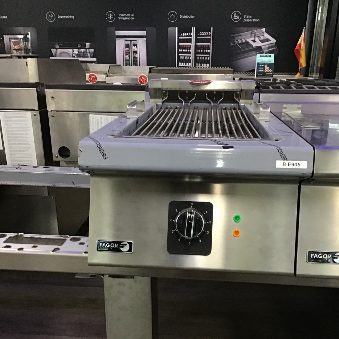 Ex-Showroom: Fagor Kore 900 Series Bench Top Electric Chargrill - B-E905-VIC1004