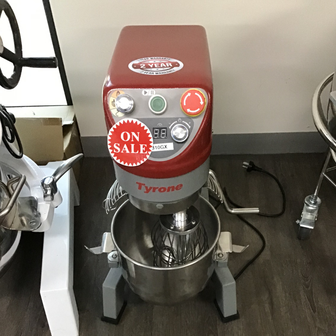 Ex-Showroom: Tyrone Heavy Duty Planetary Mixer 10L - B10GX-VIC1002