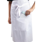 Whites Bistro Apron White - 1000x700mm 39.4x27.5"