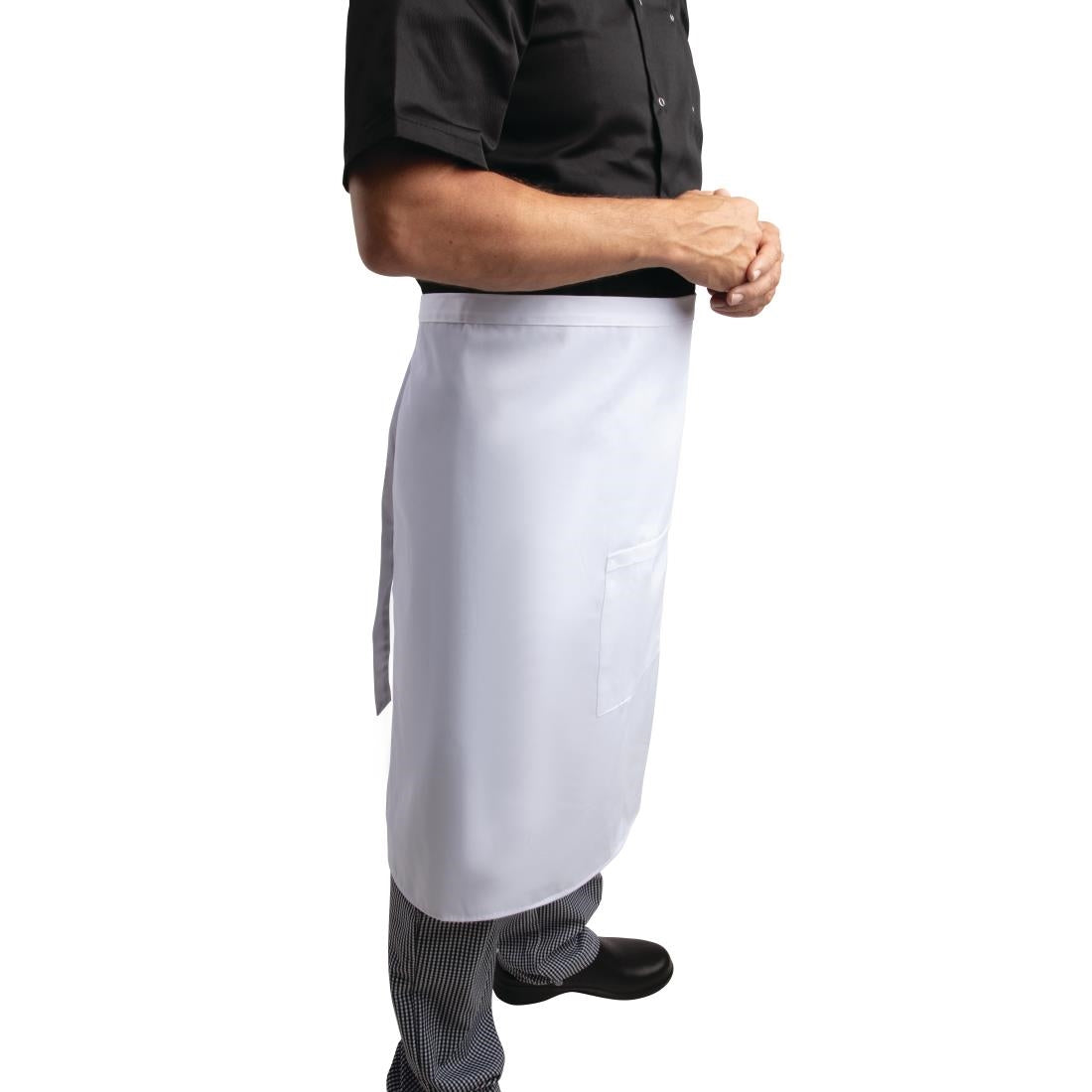 Whites Bistro Apron White - 1000x700mm 39.4x27.5"