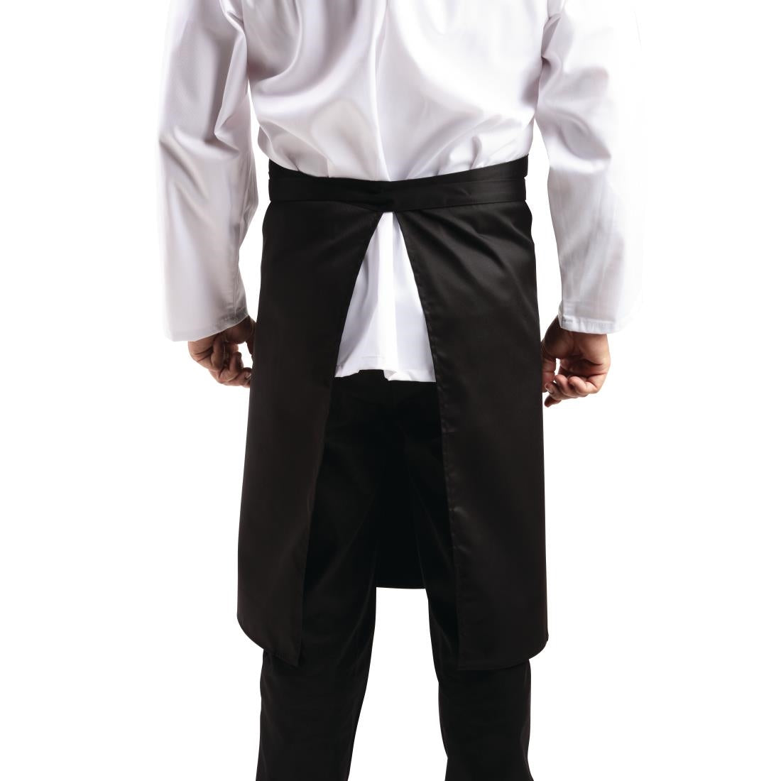 Whites Bistro Apron Black - 1000x700mm 39.4x27.5"