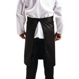 Whites Bistro Apron Black - 1000x700mm 39.4x27.5"