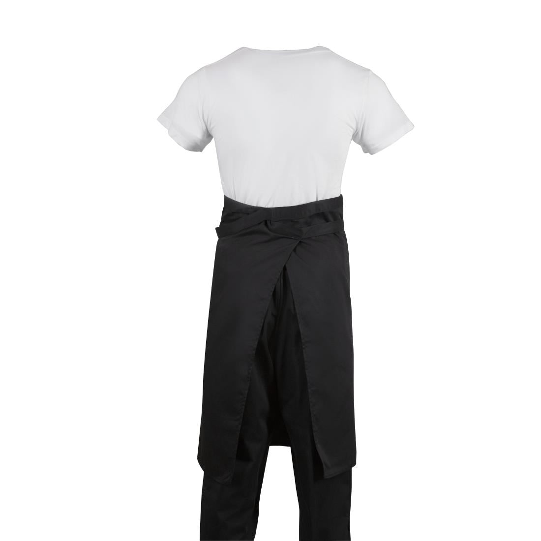 Whites Bistro Apron Black - 1000x700mm 39.4x27.5"