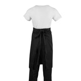 Whites Bistro Apron Black - 1000x700mm 39.4x27.5"