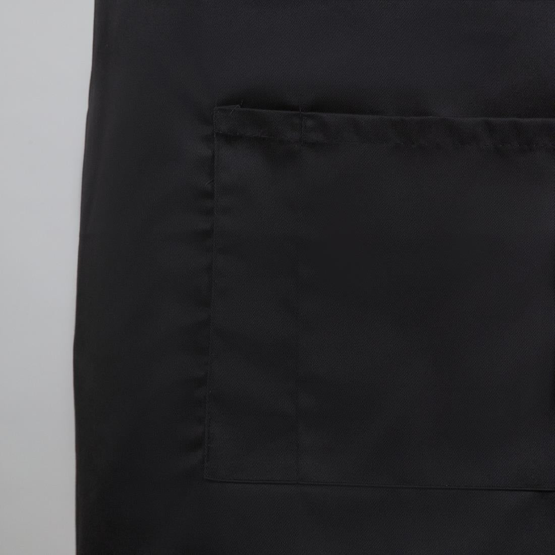 Whites Bistro Apron Black - 1000x700mm 39.4x27.5"