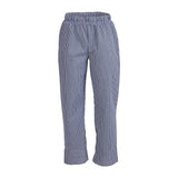 Whites Vegas Small Blue & White Check Trousers Polycotton - Size XS