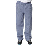 Whites Vegas Small Blue & White Check Trousers Polycotton - Size XL