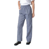 Whites Vegas Small Blue & White Check Trousers Polycotton - Size XL