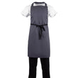 Whites Bib Apron Polycotton Charcoal