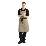 Whites Bib Apron Polycotton Olive