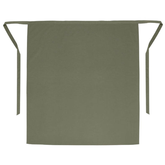 Whites Long Bistro Apron Olive- 1000x1000mm 39.4x39.4"