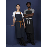 Southside Bib Apron Denim Blue (Tan Ties) - 700x1000mm