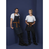 Southside Bib Apron Denim Blue (Tan Ties) - 700x1000mm