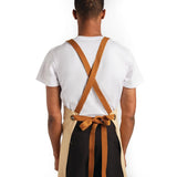 Southside X-Cross Back Apron Khaki - 1000x700mm