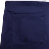 Whites Short Bistro Apron Navy Blue - 750x373mm 29.5x14.7"