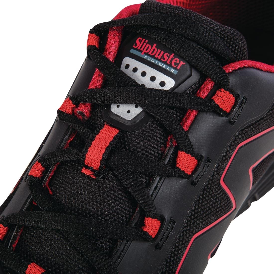 Slipbuster Mesh Safety Trainer Black - Size 45