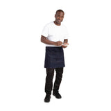 Southside Waist Apron Denim Blue (Tan Ties) - 700x430mm