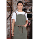 Southside Cotton Canvas Bib Apron Khaki