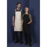 Southside Cotton Canvas Bib Apron Stone