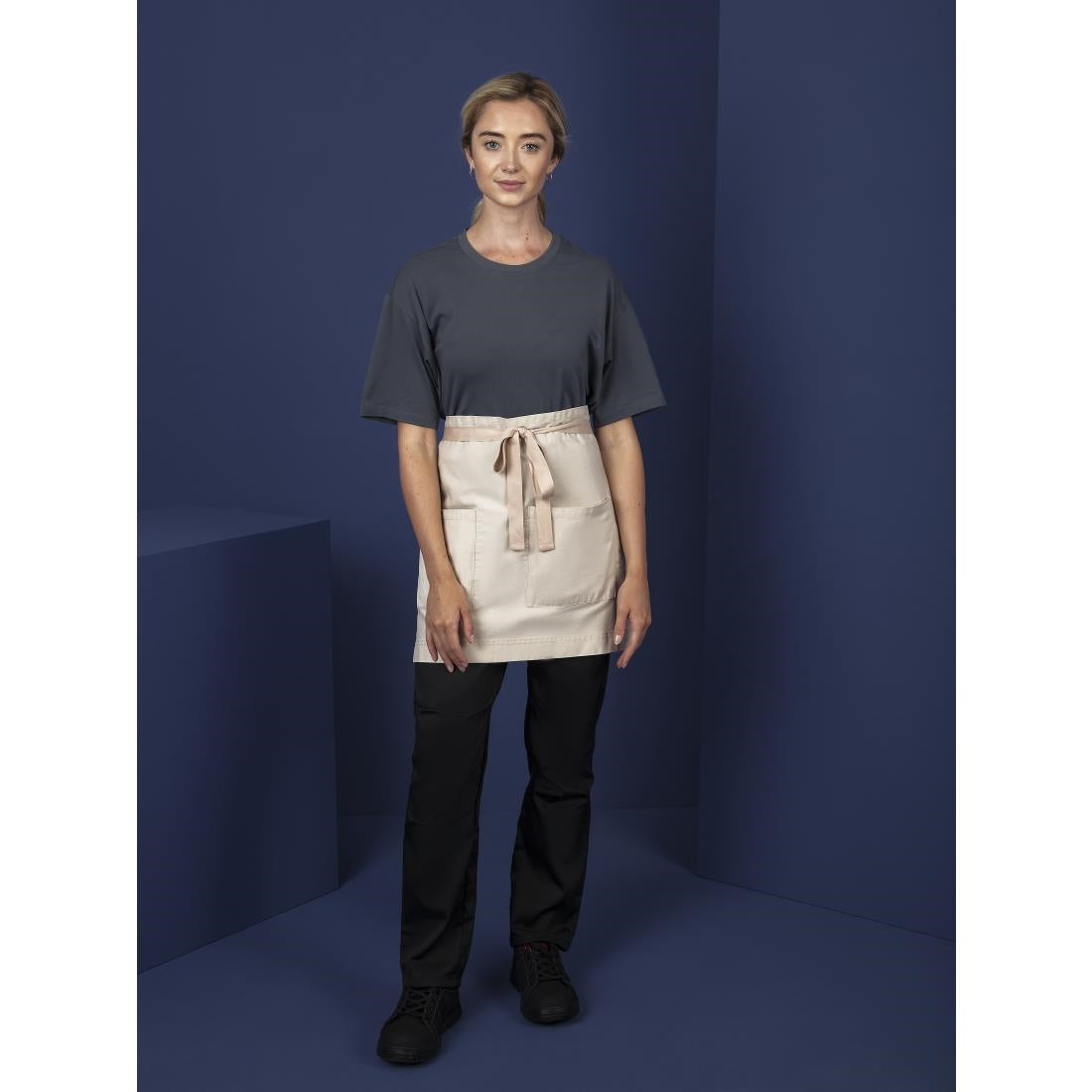 Southside Cotton Canvas Waist Apron Stone