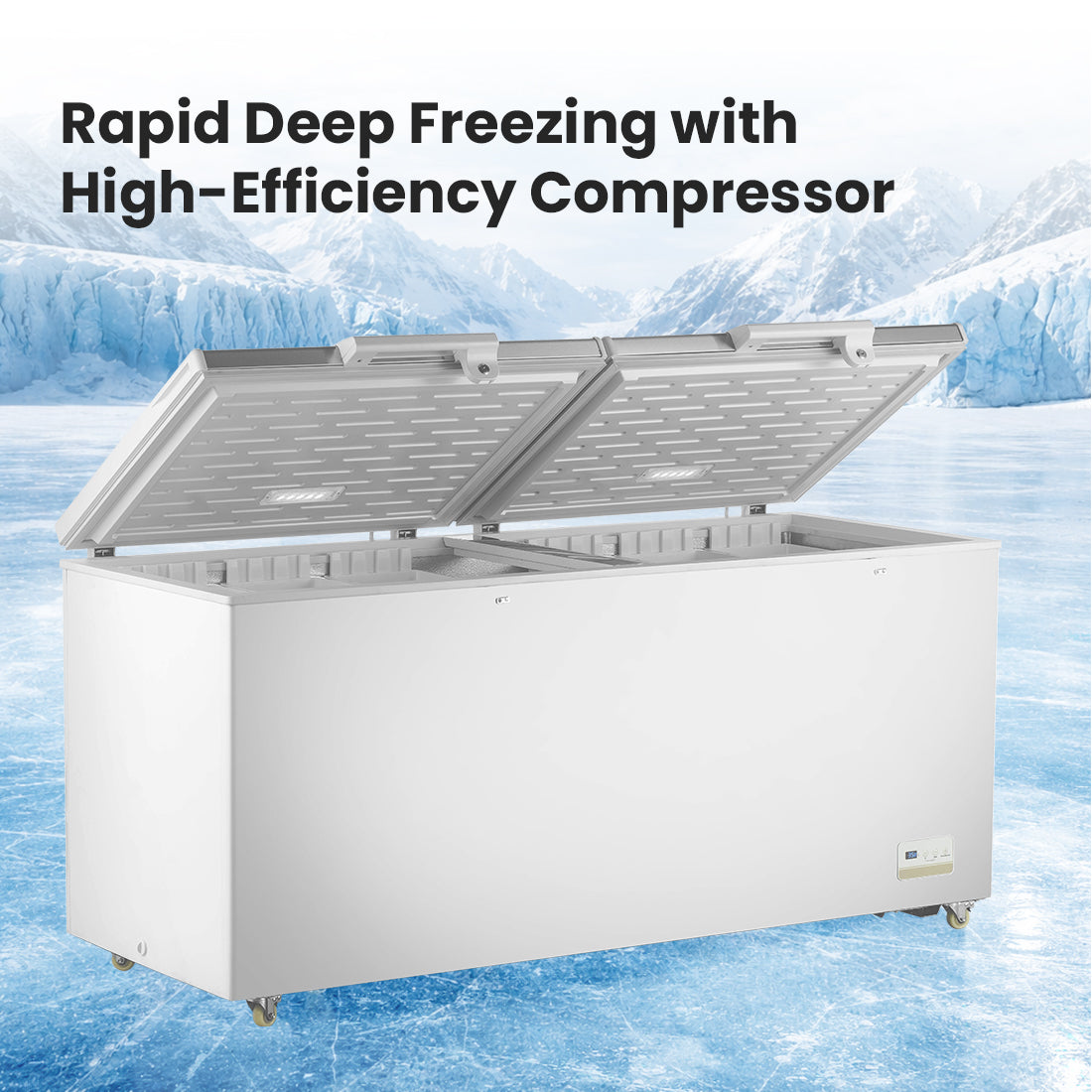 Thermaster 600L Chest Freezer with Stainless Steel Lid - BD600F