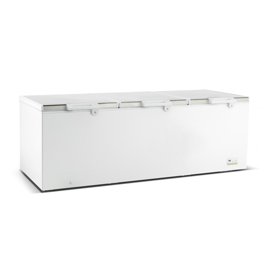 Thermaster Heavy Duty 1188L 3 Lid Stainless Steel Chest Freezer - BD1188F