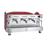 Bezzera 3L Red 3-Group Professional Espresso Machine BZB2016R3DE