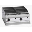 Ex-Showroom: Fagor 700 series - Gas charcoal 2 grid grill - BG7-10-VIC1005