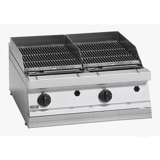 Ex-Showroom: Fagor 700 series - Gas charcoal 2 grid grill - BG7-10-VIC1005