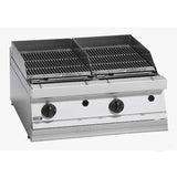 Ex-Showroom: Fagor 700 series - Gas charcoal 2 grid grill - BG7-10-VIC730