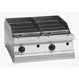Fagor 700 series - Gas charcoal 2 grid grill BG7-10