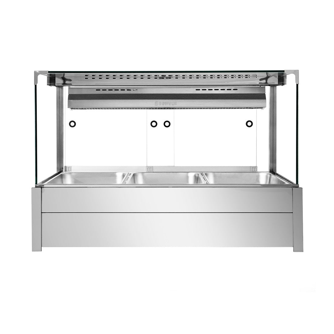 Bonvue Square Countertop Wet and Dry Bain Marie - BM11SC