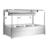 Bonvue Square Countertop Wet and Dry Bain Marie - BM11SC
