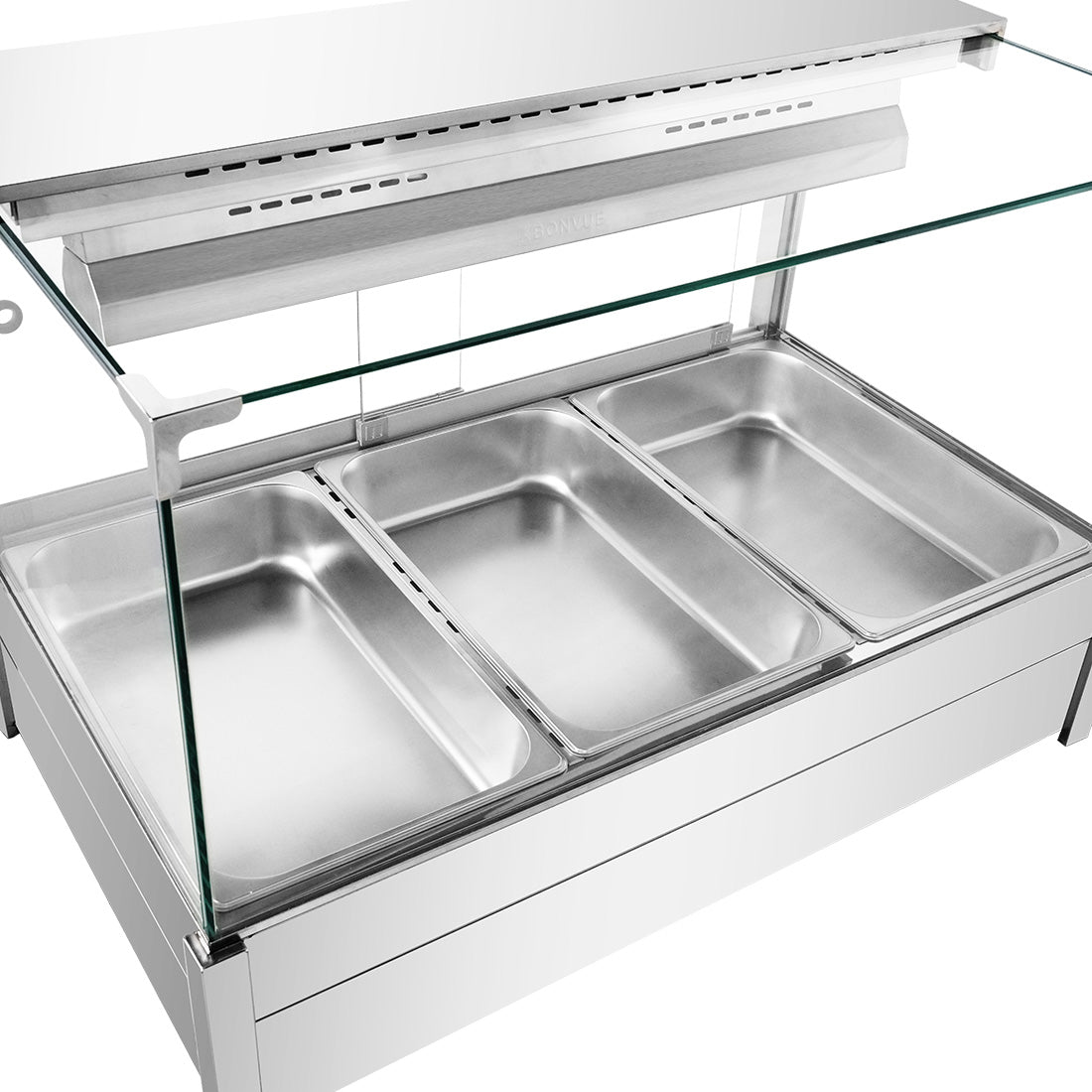 Bonvue Square Countertop Wet and Dry Bain Marie - BM11SC