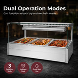 Bonvue Square Countertop Wet and Dry Bain Marie - BM11SC