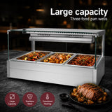 Bonvue Square Countertop Wet and Dry Bain Marie - BM11SC