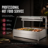 Bonvue Angled Countertop Wet and Dry Bain Marie - BM11TC