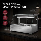 Bonvue Angled Countertop Wet and Dry Bain Marie - BM11TC
