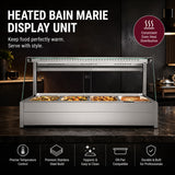 Bonvue Angled Countertop Wet and Dry Bain Marie BM17TC
