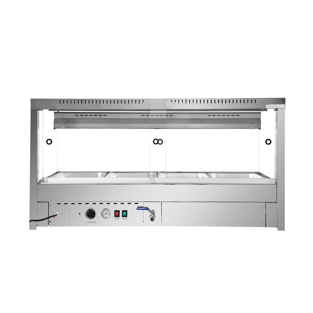 Bonvue Square Countertop Wet and Dry Bain Marie - BM14SC