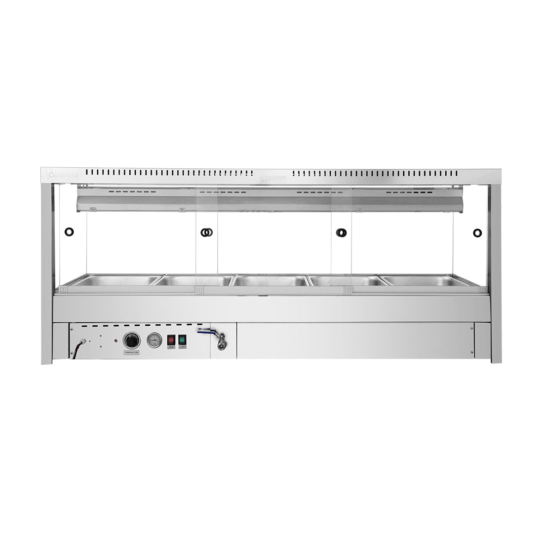 Bonvue Square Countertop Wet and Dry Bain Marie - BM17SC