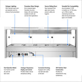 Bonvue Square Countertop Wet and Dry Bain Marie - BM17SC
