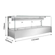 Bonvue Square Countertop Wet and Dry Bain Marie - BM17SC