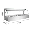 Bonvue Angled Countertop Wet and Dry Bain Marie BM17TC